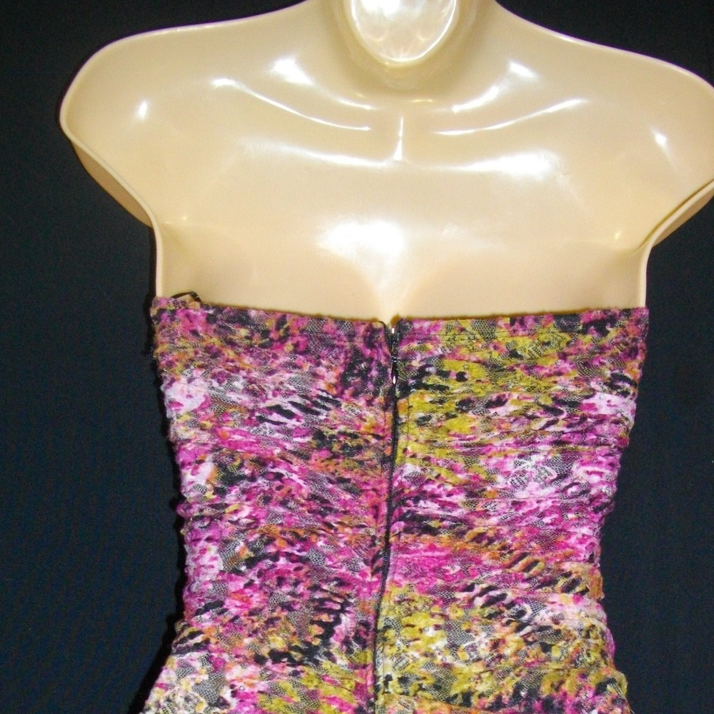 Multicolored Arden B Floral Halter Medium Dress -- Final Price - Picture 11 of 12